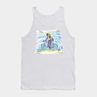 Bike Pedals Straps Gift for Women Tank Top